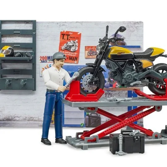 Bruder set Ducati,mehaničar, dizalica/621025