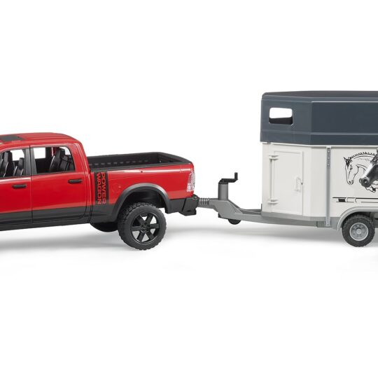 Bruder Dodge RAM sa prikolicom i konjem/025014