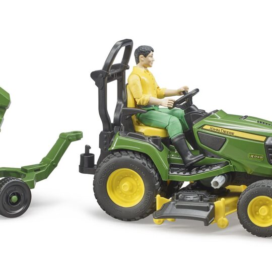 Bruder John Deere kosačica sa prikolciom i čovekom/621049