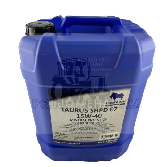 Bison Taurus SHPD E7 15W40 20L